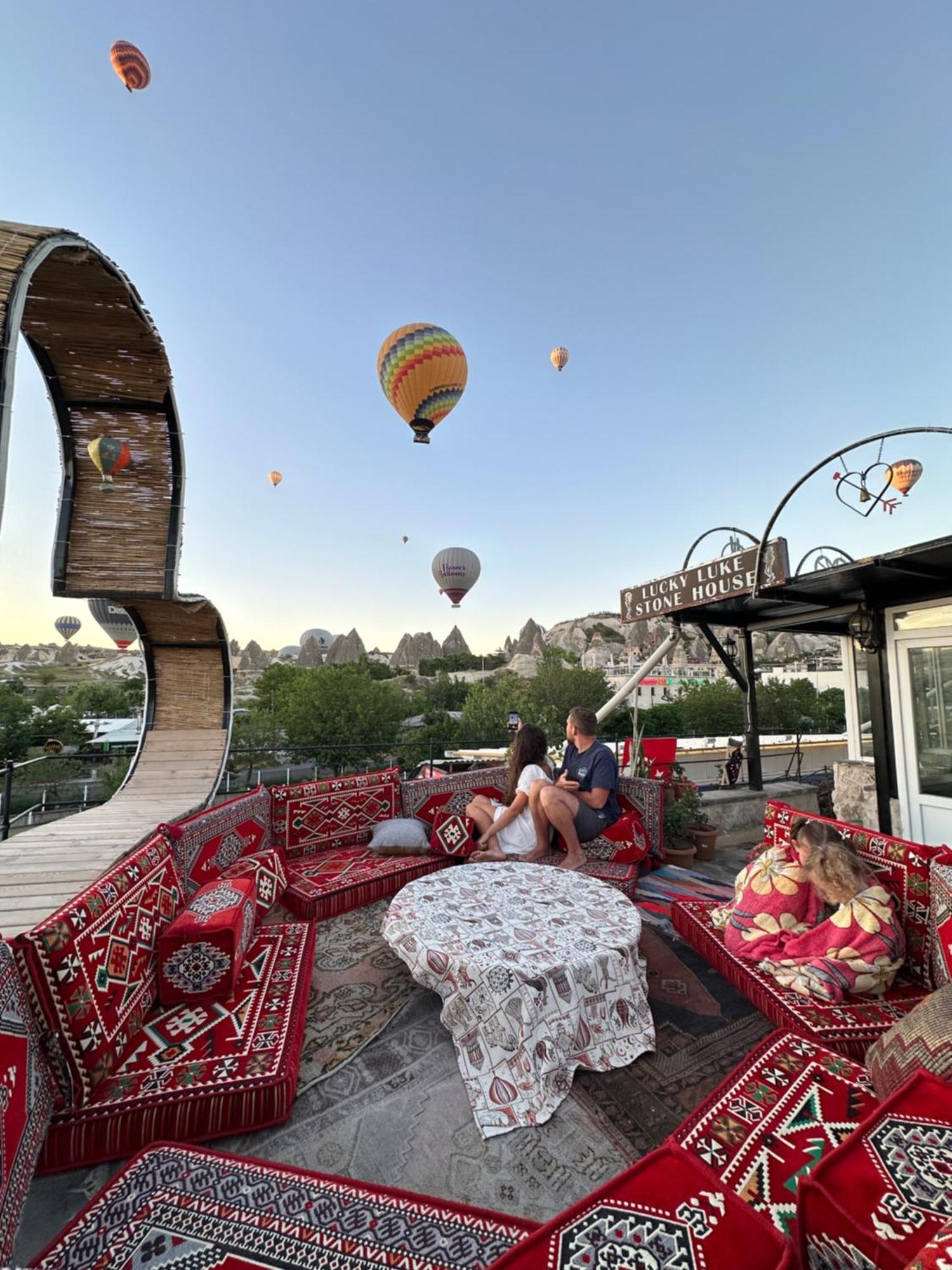 Апартаменты Lucky Luke Stone House Гореме Экстерьер фото